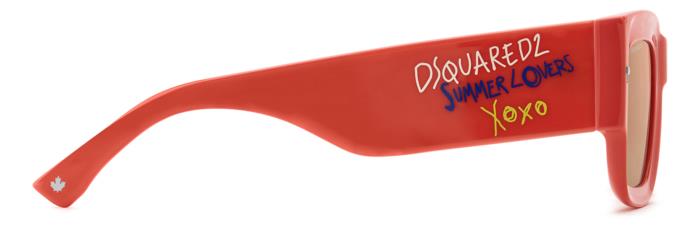 Dsquared2 D2 0089/S - SE Rosso - Occhiale Da Sole Uomo