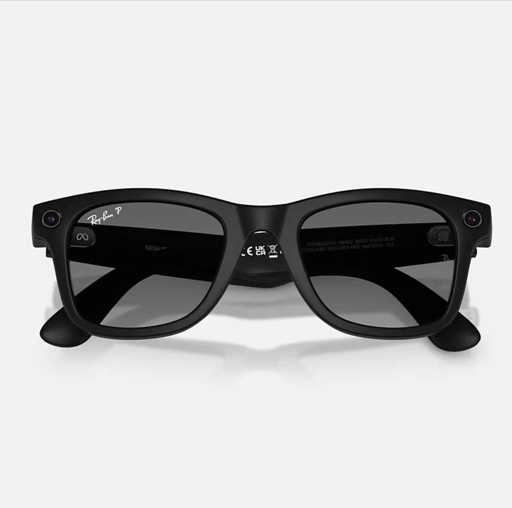 Occhiali da Sole Ray-ban META - Wayfarer in Nero e Grafite - RW 4012 601ST3